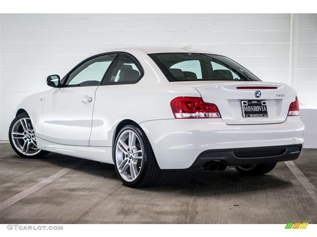 2012 1 Series 135i Coupe - Alpine White / Black photo #10