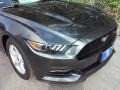 2017 Magnetic Ford Mustang V6 Coupe  photo #2