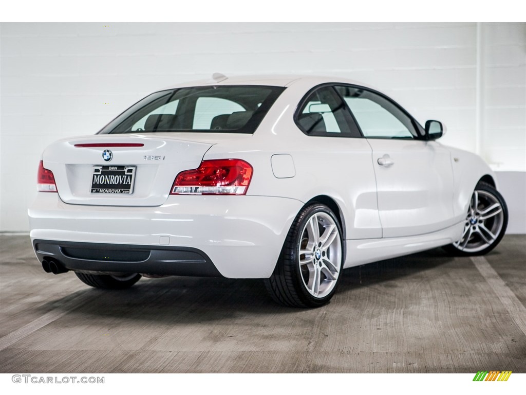 2012 1 Series 135i Coupe - Alpine White / Black photo #15