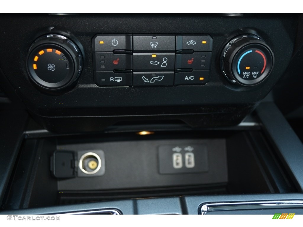 2016 F150 XLT SuperCrew - Oxford White / Medium Earth Gray photo #16