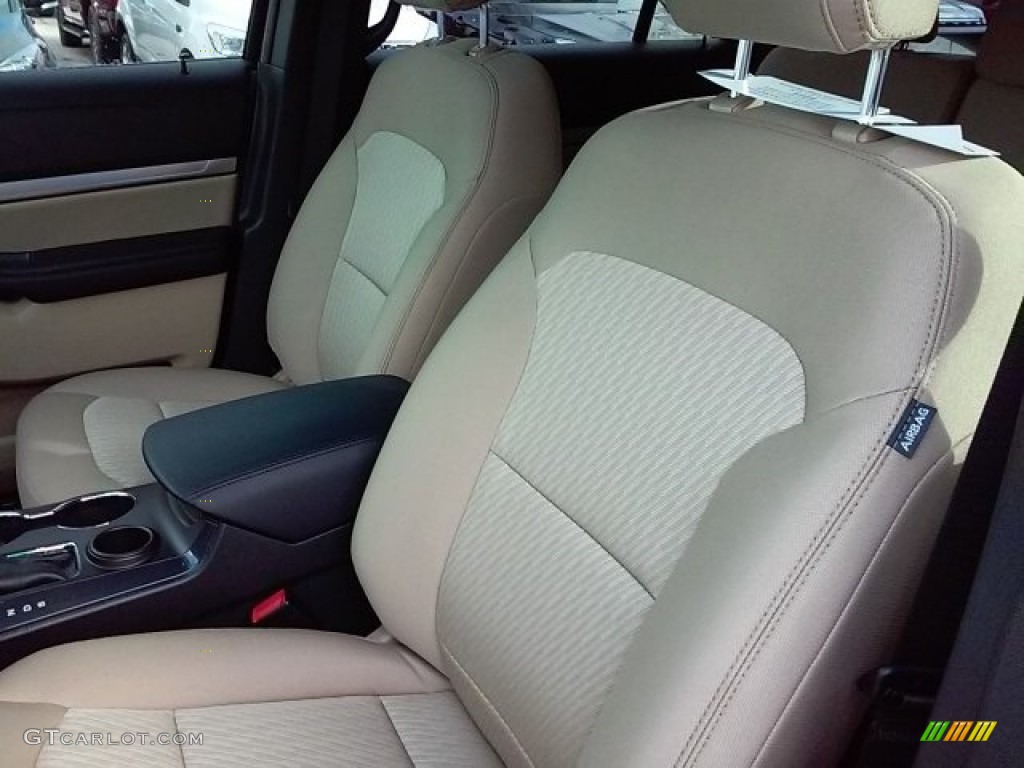 2017 Explorer FWD - Blue Jeans / Medium Light Camel photo #33