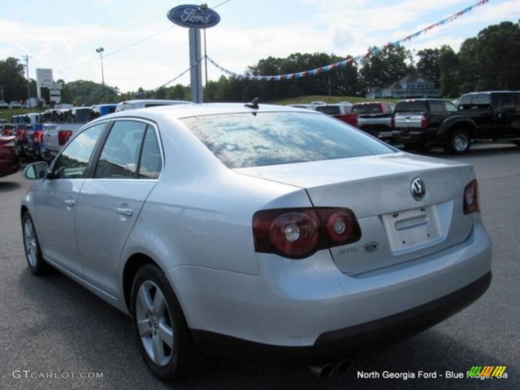 2008 Jetta SE Sedan - Reflex Silver Metallic / Art Grey photo #3