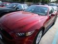 2017 Ruby Red Ford Mustang V6 Coupe  photo #2