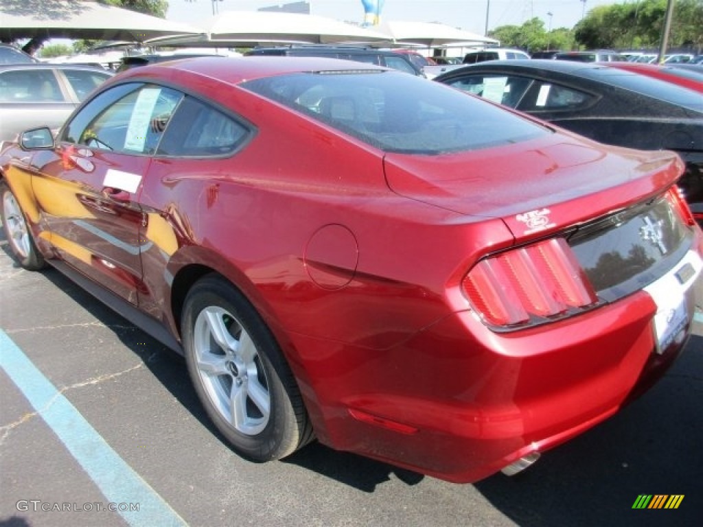 2017 Mustang V6 Coupe - Ruby Red / Ebony photo #4