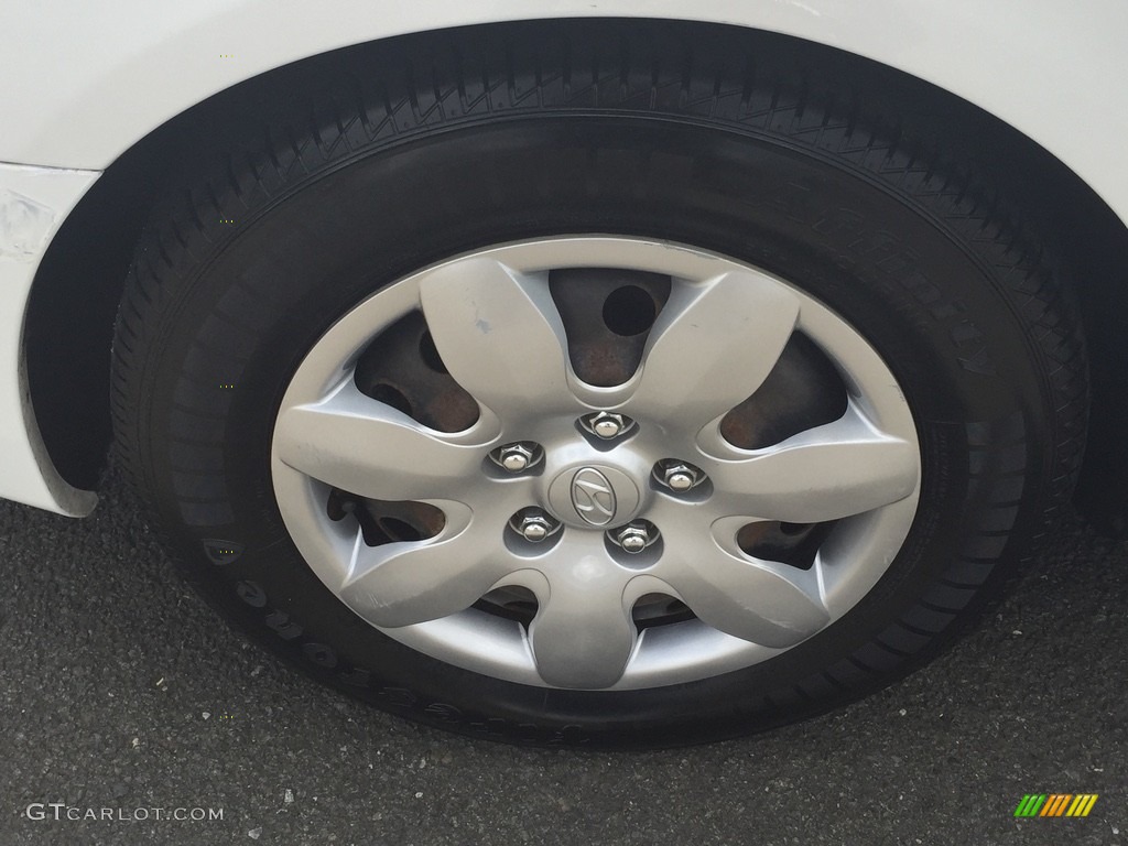 2009 Elantra GLS Sedan - Captiva White / Beige photo #22