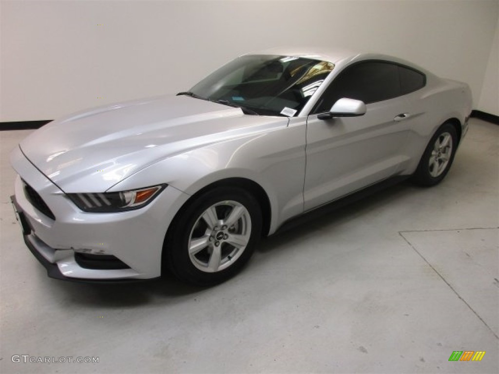 Ingot Silver 2017 Ford Mustang V6 Coupe Exterior Photo #114538086