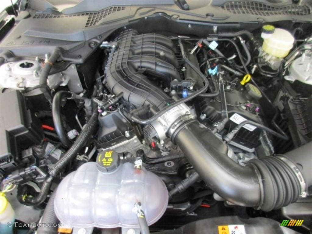 2017 Ford Mustang V6 Coupe 3.7 liter DOHC 24-Valve Ti-VCT V6 Engine Photo #114538260