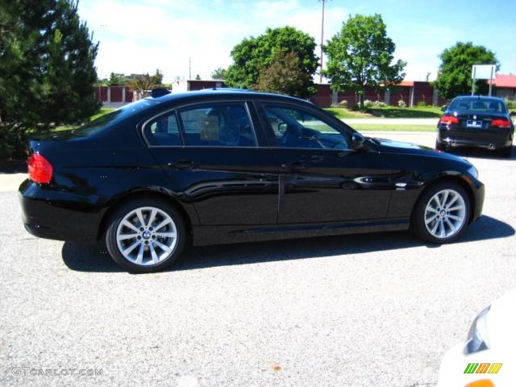2009 3 Series 328xi Sedan - Jet Black / Black Dakota Leather photo #6