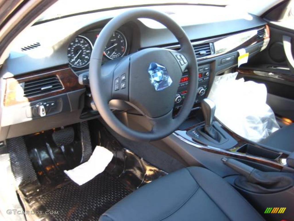 2009 3 Series 328xi Sedan - Jet Black / Black Dakota Leather photo #10
