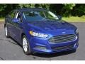 2016 Deep Impact Blue Metallic Ford Fusion SE  photo #1