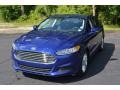 2016 Deep Impact Blue Metallic Ford Fusion SE  photo #8