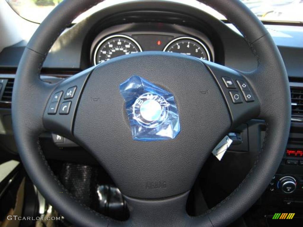 2009 3 Series 328xi Sedan - Jet Black / Black Dakota Leather photo #15