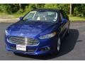 2016 Deep Impact Blue Metallic Ford Fusion SE  photo #8