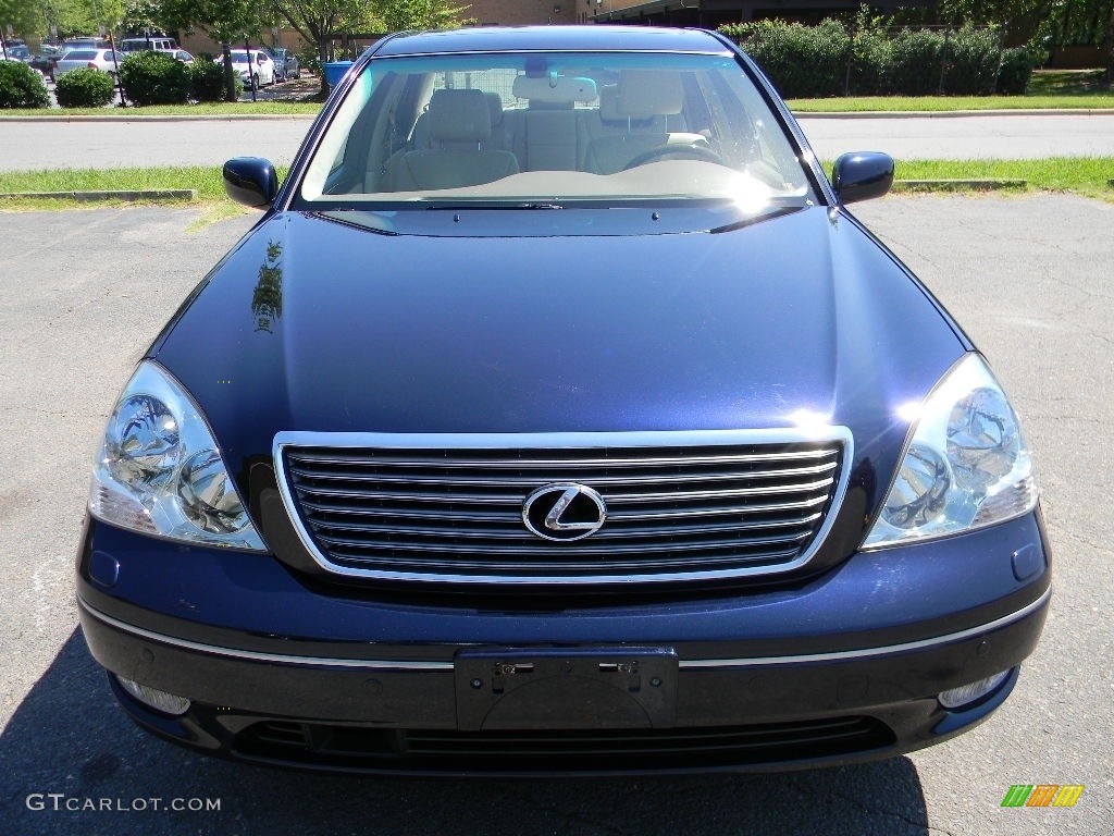 2003 LS 430 Sedan - Blue Onyx Pearl / Ivory photo #5