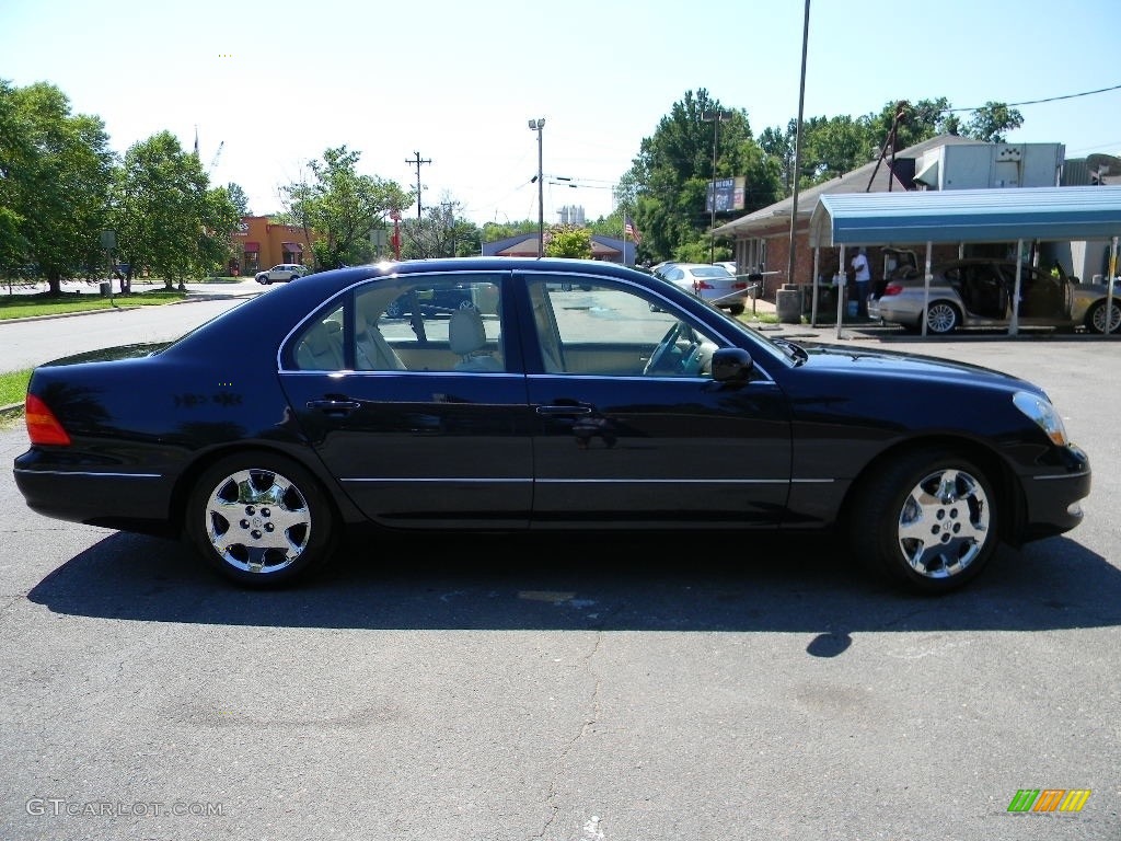 2003 LS 430 Sedan - Blue Onyx Pearl / Ivory photo #11