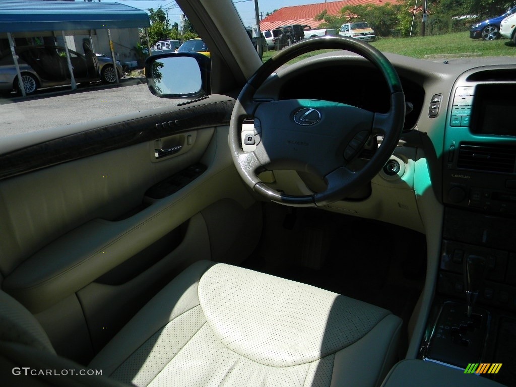 2003 LS 430 Sedan - Blue Onyx Pearl / Ivory photo #12