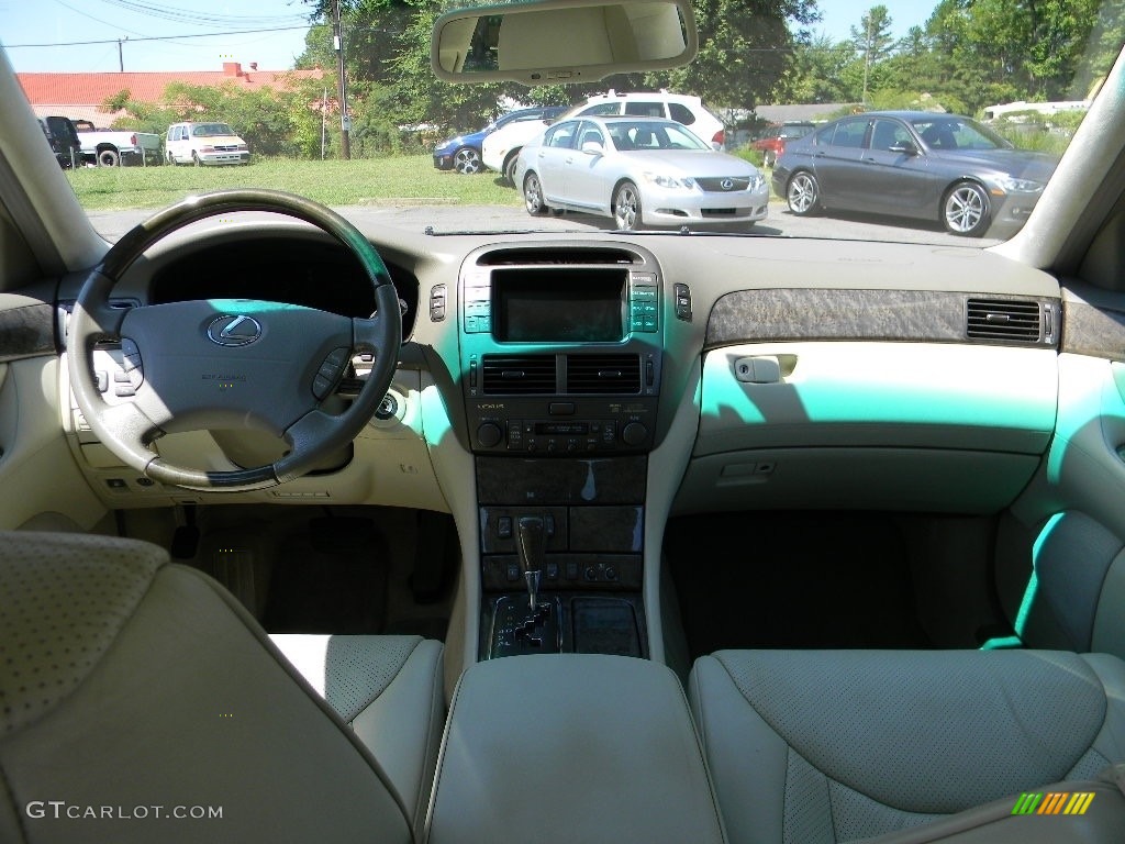 2003 LS 430 Sedan - Blue Onyx Pearl / Ivory photo #13