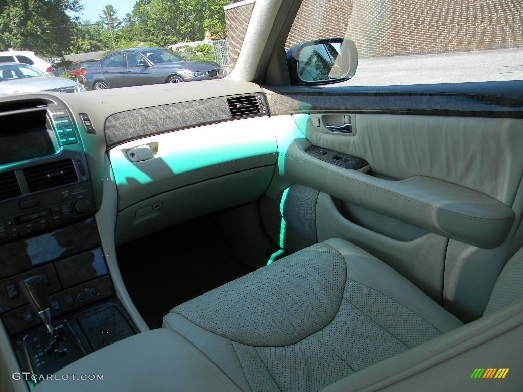 2003 LS 430 Sedan - Blue Onyx Pearl / Ivory photo #14