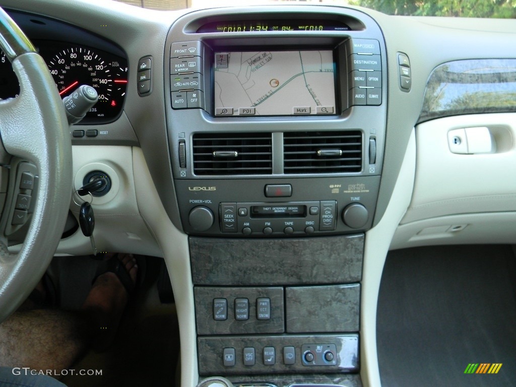 2003 LS 430 Sedan - Blue Onyx Pearl / Ivory photo #15
