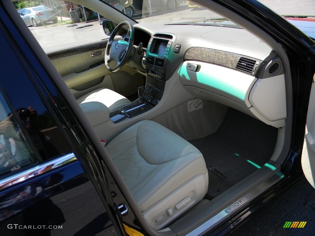 2003 LS 430 Sedan - Blue Onyx Pearl / Ivory photo #21