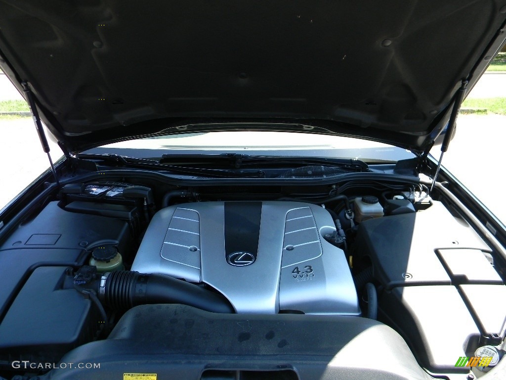 2003 LS 430 Sedan - Blue Onyx Pearl / Ivory photo #25