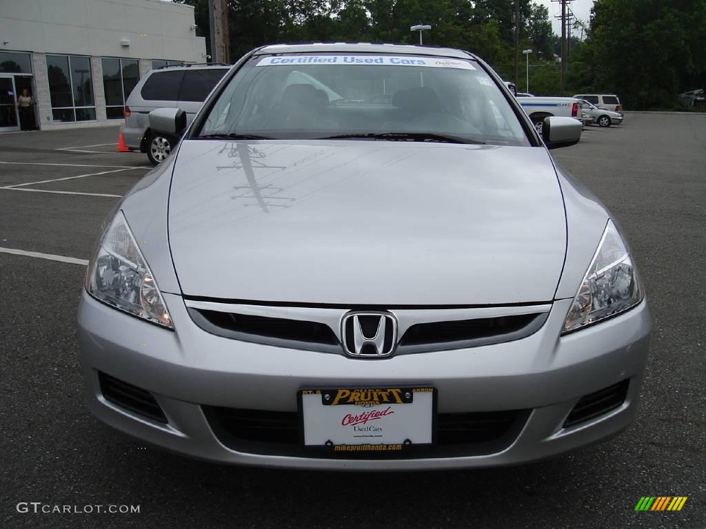 2006 Accord EX-L Sedan - Alabaster Silver Metallic / Black photo #8