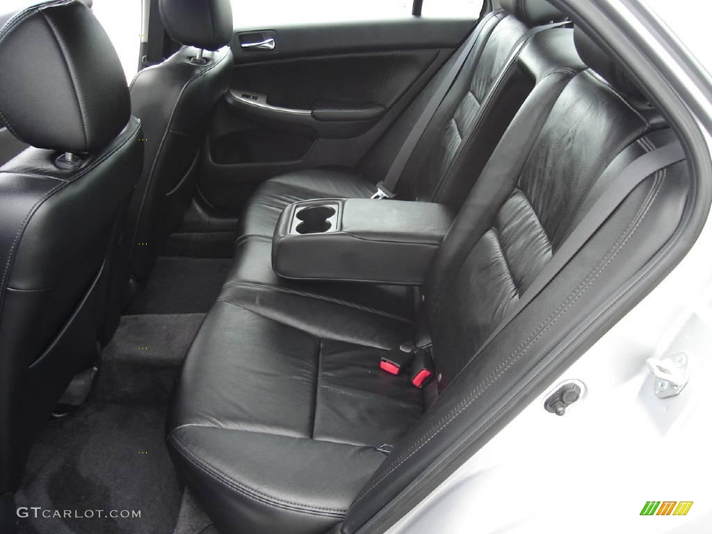 2006 Accord EX-L Sedan - Alabaster Silver Metallic / Black photo #16