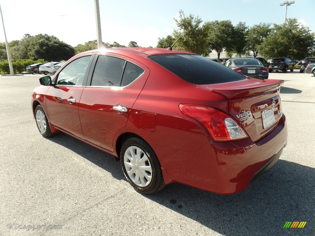 2015 Versa 1.6 SV Sedan - Red Brick / Charcoal photo #3