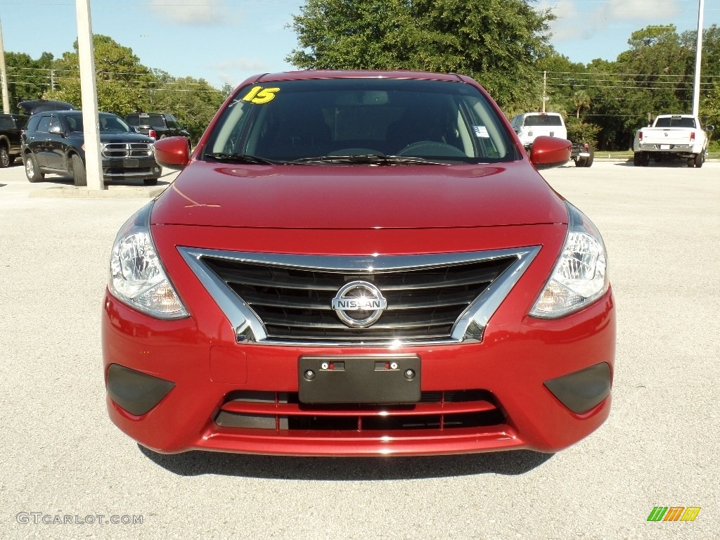 2015 Versa 1.6 SV Sedan - Red Brick / Charcoal photo #13