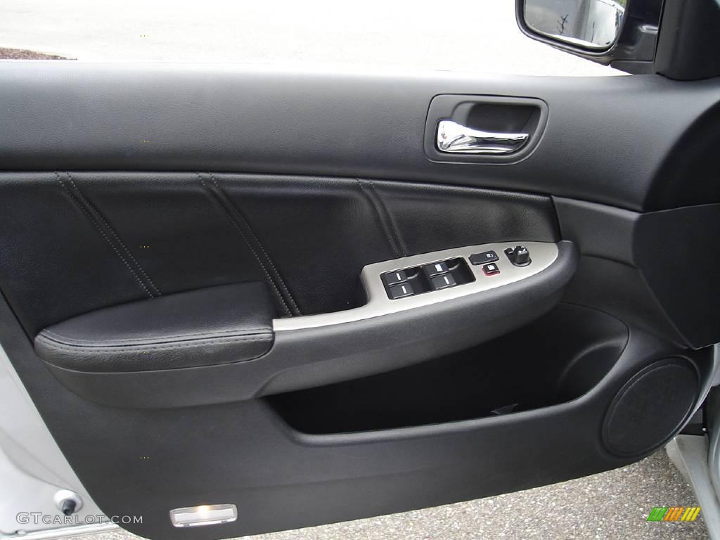 2006 Accord EX-L Sedan - Alabaster Silver Metallic / Black photo #20