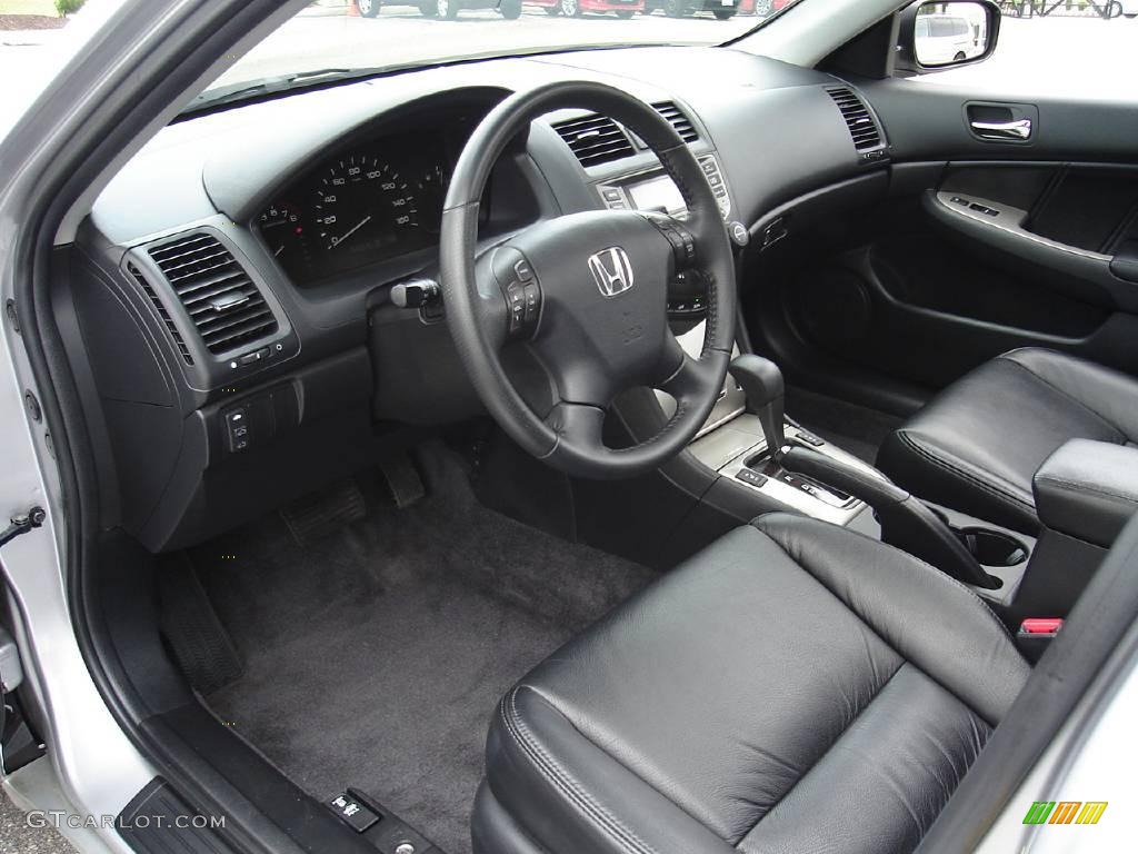 2006 Accord EX-L Sedan - Alabaster Silver Metallic / Black photo #21