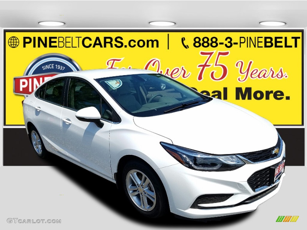2016 Cruze LT Sedan - Summit White / Jet Black photo #1