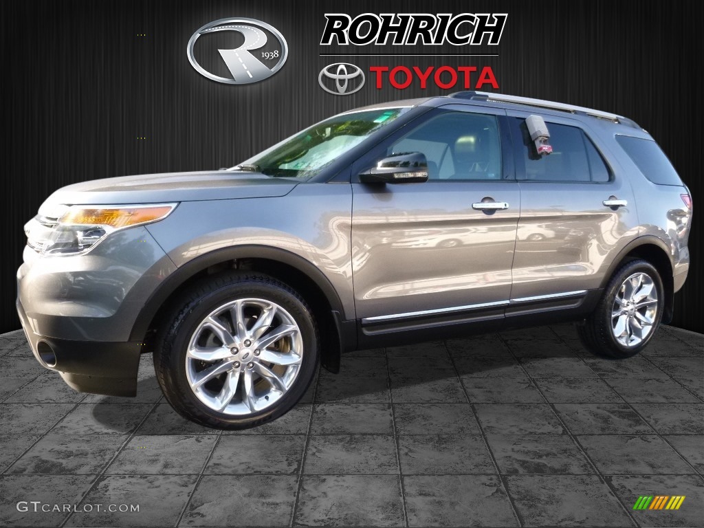 2012 Explorer XLT 4WD - Sterling Gray Metallic / Charcoal Black photo #3