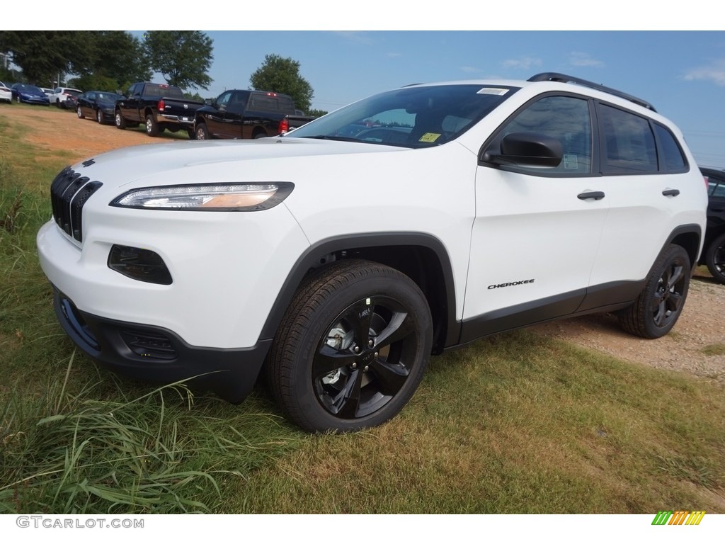 Bright White Jeep Cherokee