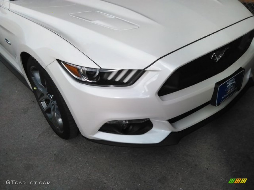 2017 Mustang GT Premium Coupe - White Platinum / Dark Saddle photo #3