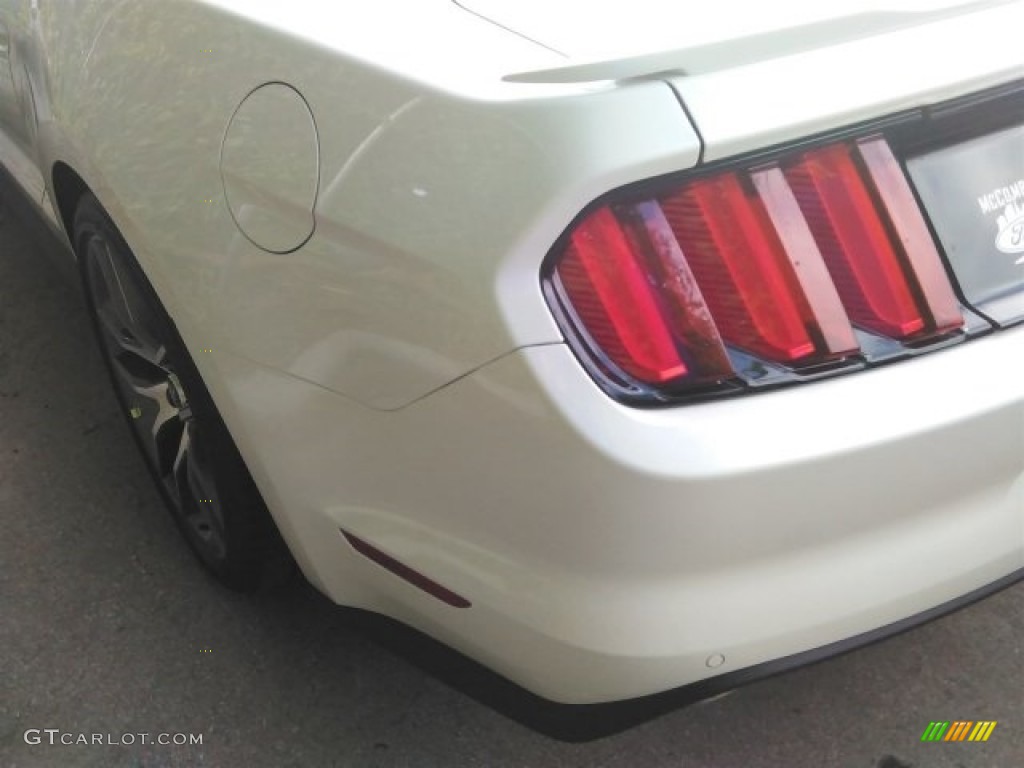 2017 Mustang GT Premium Coupe - White Platinum / Dark Saddle photo #10