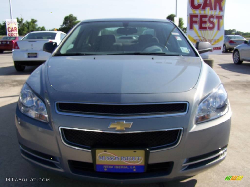 2008 Malibu LS Sedan - Golden Pewter Metallic / Titanium Gray photo #2