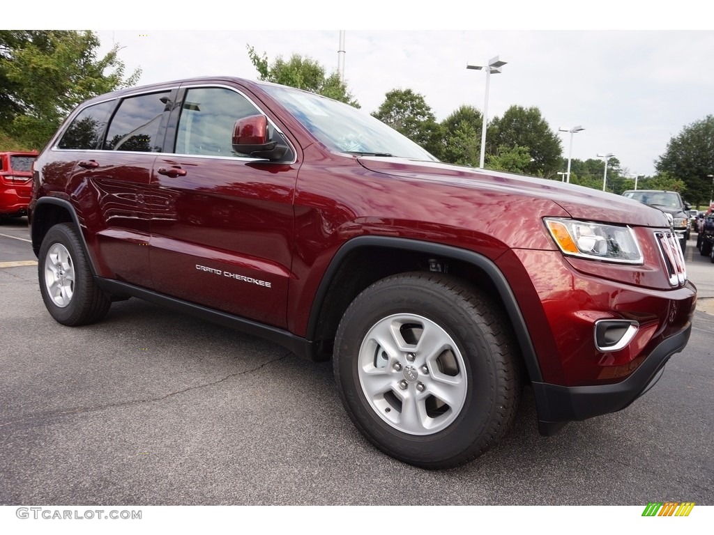 2016 Grand Cherokee Laredo - Velvet Red Pearl / Black/Light Frost Beige photo #4