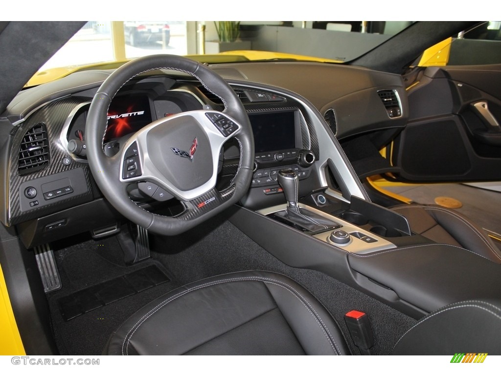 2015 Corvette Z06 Coupe - Velocity Yellow Tintcoat / Jet Black photo #14