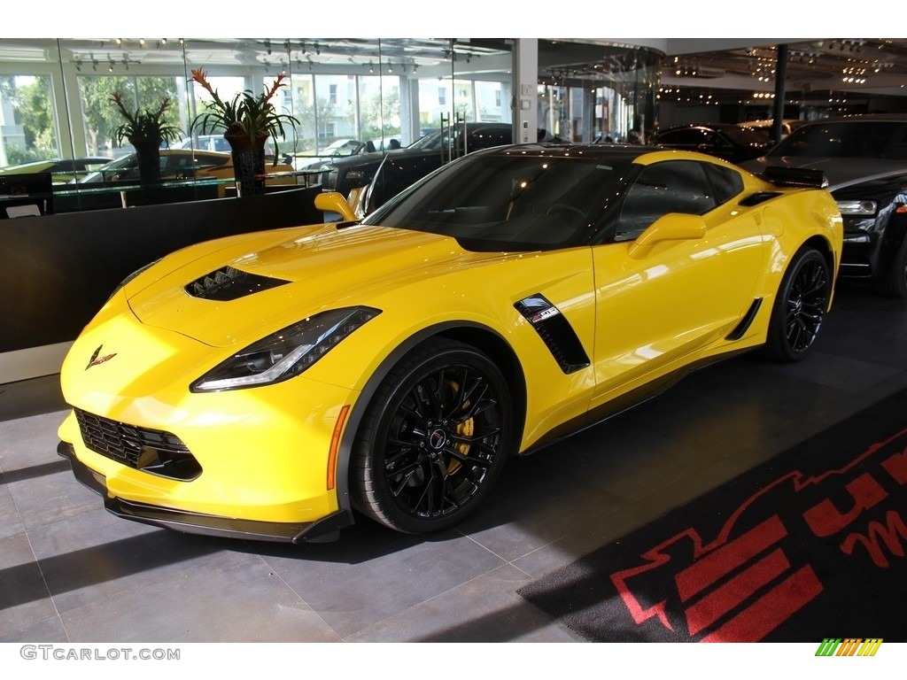2015 Corvette Z06 Coupe - Velocity Yellow Tintcoat / Jet Black photo #20