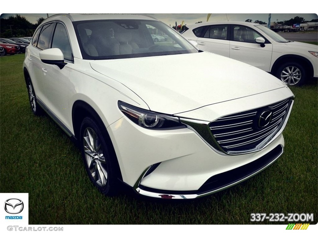 2016 CX-9 Grand Touring - Snowflake White Pearl / Sand photo #8