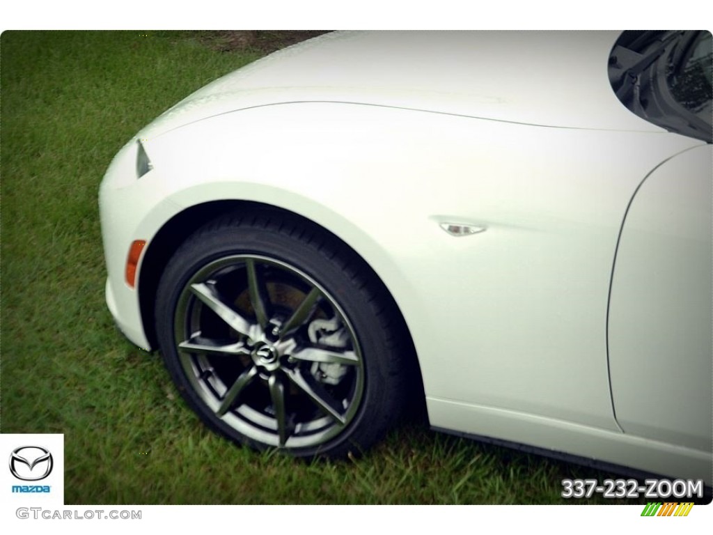 2016 MX-5 Miata Grand Touring Roadster - Crystal White Pearl / Black photo #3