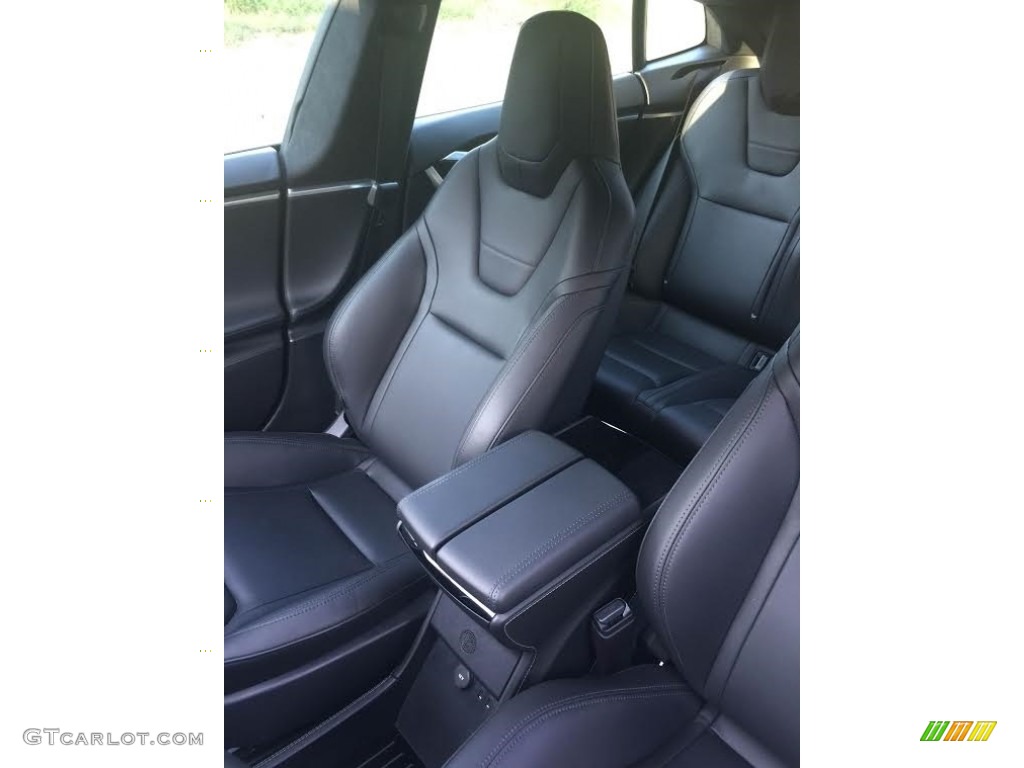 2014 Model S P85D Performance - Red Multi-Coat / Black photo #10