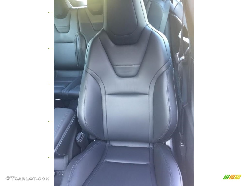 2014 Model S P85D Performance - Red Multi-Coat / Black photo #11