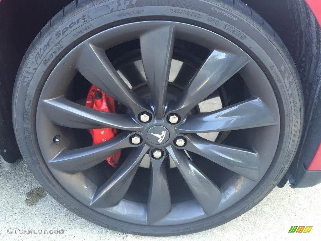 2014 Tesla Model S P85D Performance Wheel Photo #114561056