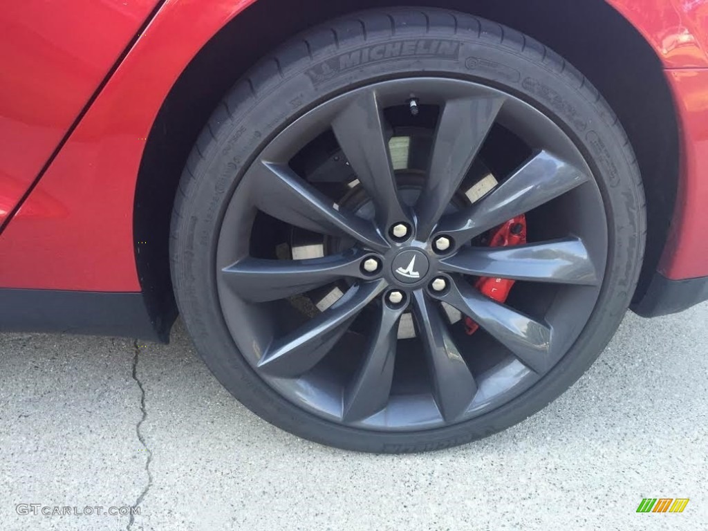2014 Tesla Model S P85D Performance Wheel Photo #114561077