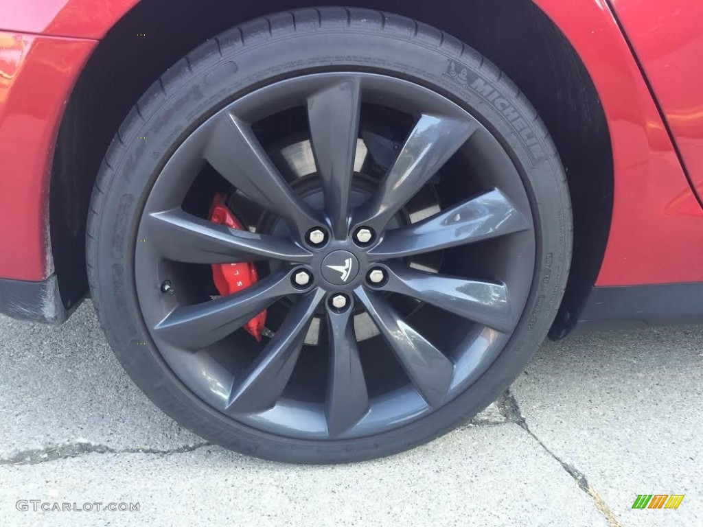 2014 Tesla Model S P85D Performance Wheel Photo #114561095