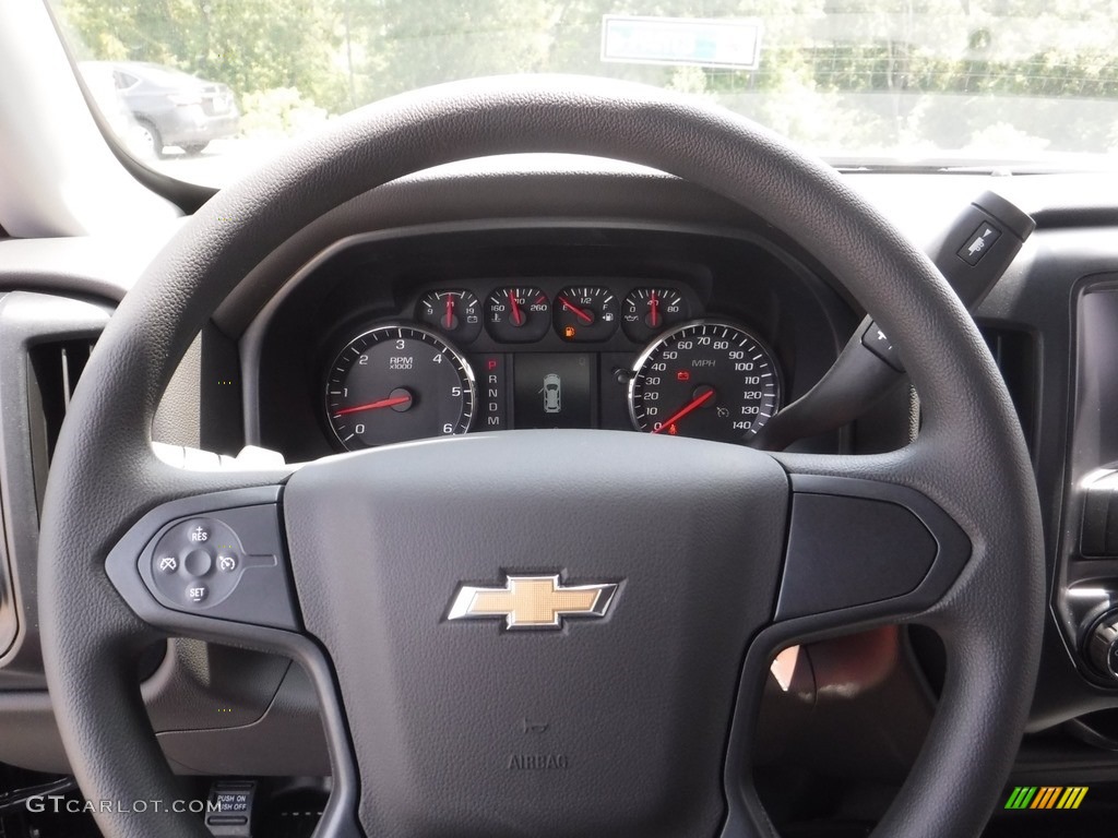 2016 Chevrolet Silverado 1500 Special Ops Edition Double Cab 4x4 Dark Ash/Jet Black Steering Wheel Photo #114563225