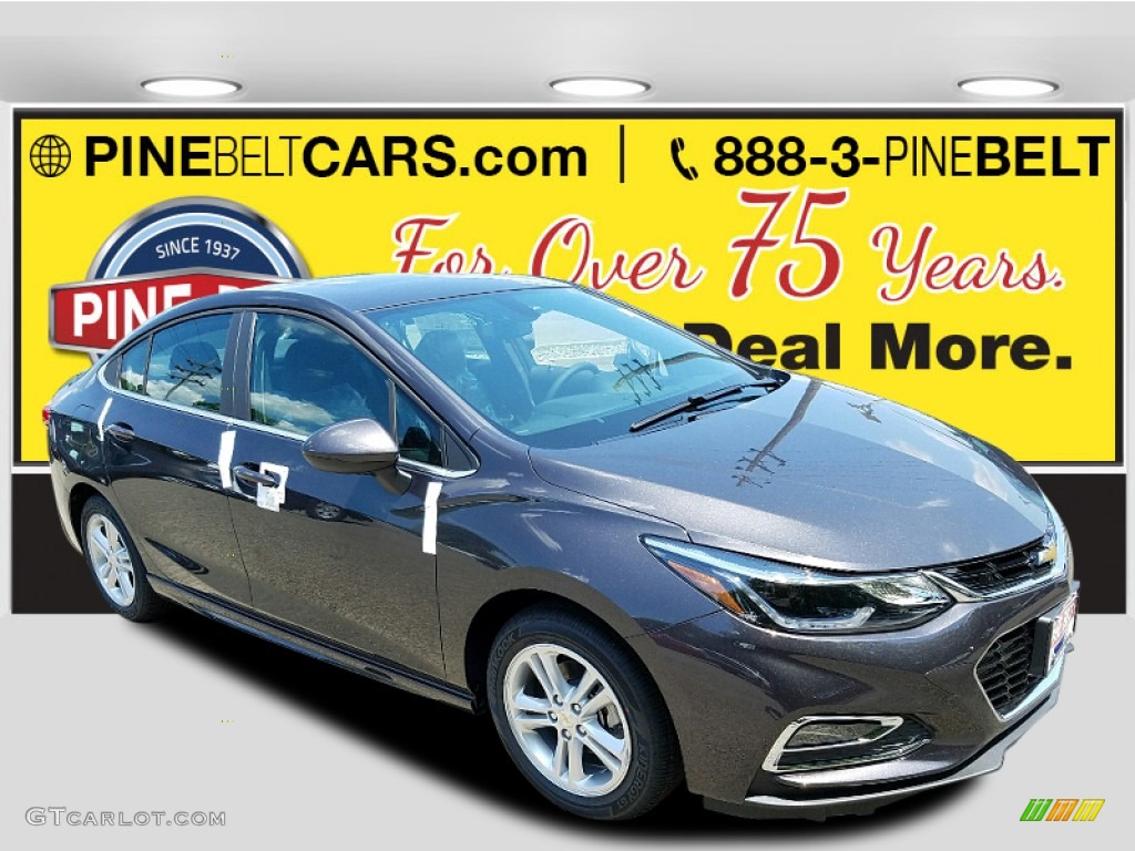 2016 Cruze LT Sedan - Tungsten Metallic / Jet Black photo #1