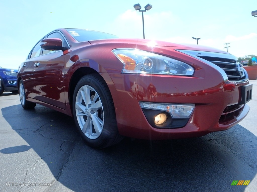 2013 Altima 2.5 SL - Cayenne Red / Charcoal photo #11